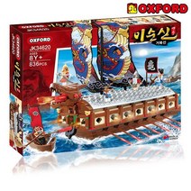 JK34620 이순신 영웅 거북선 장군성 거북차 종이블럭 옥스포드블럭 -, 1.(옥스포드) JK34620 이순신 거