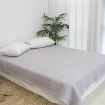 포그나미 크리미 풍기인견 여름 시원한 워싱 피그먼트 스프레드, 그레이