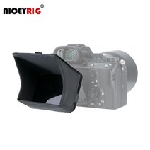 Niceyrig-소니 카메라 전용 후드 LCD 스크린 나일론 선후드 소니 A7 A7II A7III A9 시리즈 전용 경량 후드
