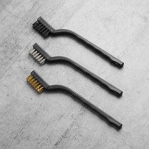 키알리 녹제거 찌든때 틈새청소 와이어 브러쉬 청소솔 (철사/황동/나일론 3종 세트)