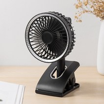 엔알투에스 프리미엄 무선 다용도 클립 집게형 선풍기 NR-3 써큘레이터바람 360도회전, 블랙