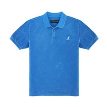 캉골 에시드 워시 반팔카라티 Indigo Bunting