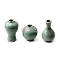 청자 미니 주매병-3P세트 외국인선물한국기념품