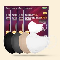 네퓨어 새부리형 마스크 10매 KF94 일회용 컬러 아토2D마스크 국산 끈조절 황사 미세먼지차단, 5개입, 2개, 스틸그레이