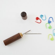 슬로우모먼츠 우드 돗바늘 케이스 - 뜨개 부자재 간편 휴대용 세트