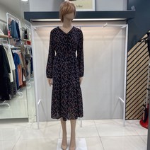 르샵 앞단추 밑단셔링 원피스 BK LK4OP580A