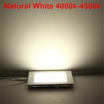 파워딜 Ac/dc 12 v/24 v 울트라 얇은 디자인 3 w 6 9w12w 15 25 led 천장 recessed 그리드 downlight 광장, 01 Natural White_14 24V 25W