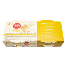 햇반 현미쌀밥 210g x 4입