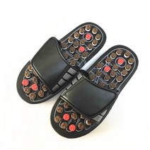 다이어트슬리퍼 지압슬리퍼 오다리슬리퍼 마사지 신발 여성 중국 발 치료 페디큐어 acupoint accupressure 발 건강 관리 집 acupuncture health 슬리퍼