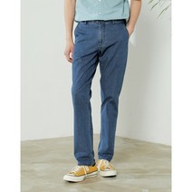 헤지스 블루 워싱 린넨혼방 데님팬츠 HZPA2B255B2 326800