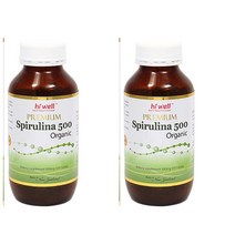 뉴질랜드 스피루리나 / 하이웰 프리미엄 유기농 스피루리나 500mg 500정 x 2병세트