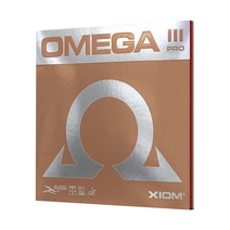 엑시옴 탁구러버 오메가3 PRO 프로 높은정확도, 흑색MAX