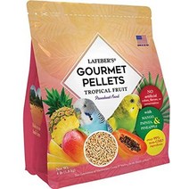 앵무새 먹이 모이 LAFEBER의 프리미엄 일일 다이어트 를 분양 유황 회색 모란 앵무, 과일, 4파운드1팩