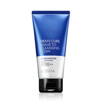 1+1 미샤 맨즈큐어 쉐이브 투 클렌징폼 150ml