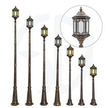 엔틱 전기led가로등 펜션 전원주택 카페 야외가로등 전등 SA1G5157 주마가로등, SA1G5157 노란색커버, 1.22 M