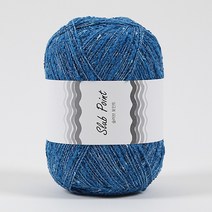 [앵콜스] 슬라브포인트 코튼실 슬라브사 의류 가방실 모자뜨기, 819 바다블루(낱개), 1개