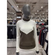 볼빅 여성 터틀넥 리본포인트 티셔츠 VLTSLA04 IV122568