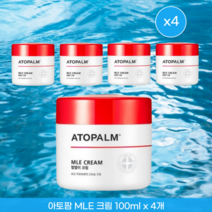 아토팜 MLE 엠엘이 유아 크림 피부진정 보습 100ml x4개 피부보호 고보습크림, 4개