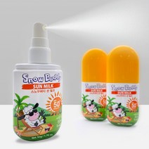 스노우버디 뿌리는 선밀크 SPF50+ PA++++, 50g, 2개