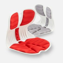 커브 콤비 체어 바른 자세 서포트 교정 의자, 블루, 1개