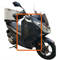 윈디패스 15년-20년 PCX 사이드바이저 윈드쉴드 오토바이 바이크 바람막이, 15-20년 PCX 윈드쉴드 카본블랙, 1개