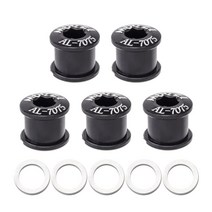 자전거 mtb muqzi 체인 링 나사 모노 더블 cnc 체인 휠 볼트 도로 자전거부품, 더블 블랙 2mm
