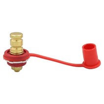 배터리 충전기 포스트 3/8 인치 스터드 자동 트럭 보트 atv용, [02] Red, 02 Red