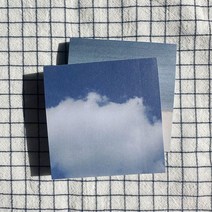 라벤더상점 제주 바다 구름 떡메모지 2종 떡메 다꾸 감성 메모패드 memopad 다이어리 공부 떡매, 바다03