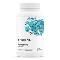 Thorne Research 쏜리서치 비타민B5 판토테인 판토텐산 250mg 60캡슐 Pantethine, 1통