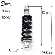 스쿠터 100 125 150 180 190 200 후면 서스펜션 충격 47 49 슈퍼 미니 모토 전동 스쿠터 미니 포켓 바이크, 180MM 1500LB