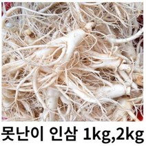 못난이 인삼 세척파삼 파삼 5년근 6년근 1kg 2kg 세척인삼가정용 수삼 난발삼, 세척해주세요(0), 용량500g, 1개
