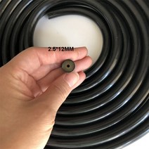 수중 작살 총 촉 스피어 낚시 고무 튜브 밴드 탄성 라텍스 튜브, 01 2.5x12mm black