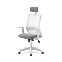 에어론 아테나 AW370 학생 오피스 사무용 컴퓨터 의자 체어, 그레이+화이트