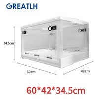 펫산소방 애견 고양이 동물용 반려견 반려묘 동물병원 애완 동물 아기 사육 상자 산소 룸, 사이즈 L