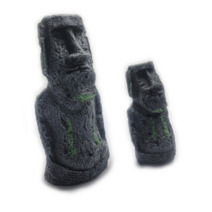 라임펫아쿠아 모아이 석상 장식품 2종, 2세트