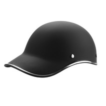 shangren 성인 산악 도로 자전거 헬멧 야구 모자 바이저가있는 안티 UV 오토바이 사이클링 헤드 기어 MTB 라이딩 스케이트, ABS, 매트 블랙