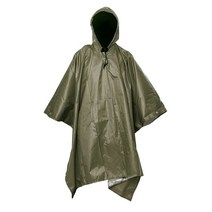 3 in 1 다기능 야외 위장 전술 방수 비옷 천막 비 오토바이 레인 판초 피크닉 매트, 육군 녹색, 21 육군 녹색