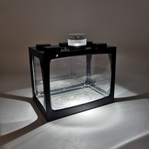 베타물고기 구피 해수어 금붕어키우기 크리 에이 티브 LED 조명 작은 물고기 탱크 데스크탑 싸우는 미니 열
