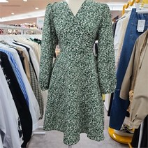 르피타 DP01 제작플라워 V넥플라워원피스 L223UOP953