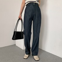 쿠브 생지 데님 와이드 팬츠 (1color)