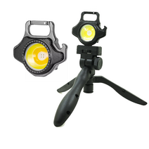 담스플러스 LED COB 충전식 야외 멀티 캠핑 차박 텐트 작업등 랜턴 스탠드 삼각받침대, 2세트