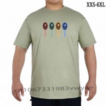 테니스라켓 테니스채 뜨거운 판매 여성 T-셔츠 여름 짧은 소매 코 튼 캐주얼 XXS-6XL, 08 Men pea green_04 M