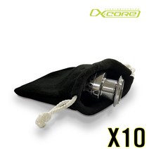 우기마켓 엑스코어 극세사 스풀 주머니 릴 파우치 10개, XCP-02D 스풀 주머니 10개