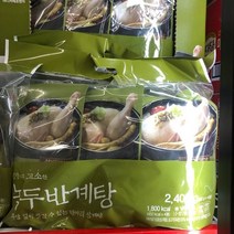 마니커 녹두 반계탕 600g x 4개, 아이스박스 포장