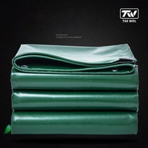 TAE WOL천막 방수 천막 원단 제작 대형 옥상 공사 바람막이, 1개