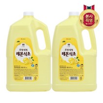 퐁퐁 레몬식초 주방세제, 레몬식초x2개
