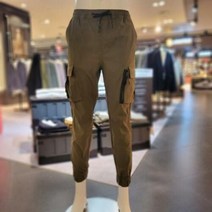 이랜드 [그루브라임플레이]카이아크만 공용 나일론스판 풀밴딩 테이퍼드 카고 조거 KQFDYT733_강서점