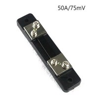 전류 션트 저항 DC 10A 50A 100A 200A 300A 500A75mV 디지털 앰프미터 아날로그 미터 전류계 용, [02] DC 100A