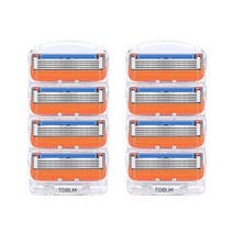 토비메모리 질레트 호환 면도날 퓨전파워 2팩 8개입, 4개입