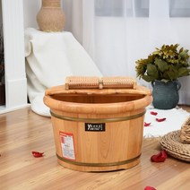 우드 좌훈 뚜껑 히노끼 종아리 편백나무 아로마 각탕 세트 스팀 나무족욕기, 26고동그라미 무결통] 뚜껑+안마기